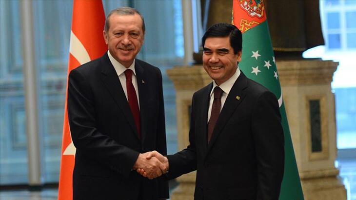 Cumhurbaşkanı Erdoğan Türkmenistan Devlet Başkanı ile görüştü
