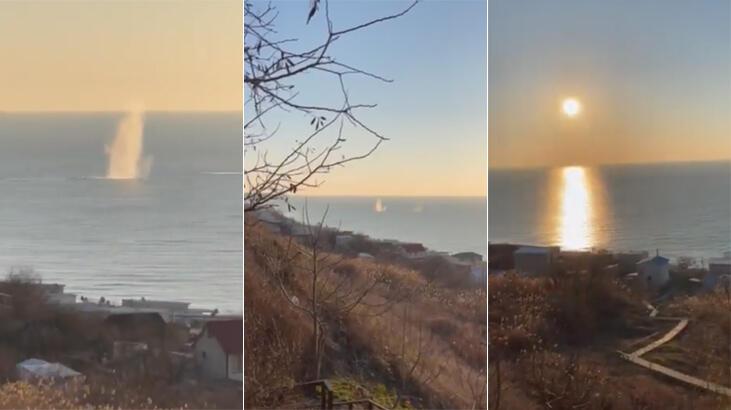 Karadeniz'de arka arkaya patlamalar! Resmi hesap paylaştı