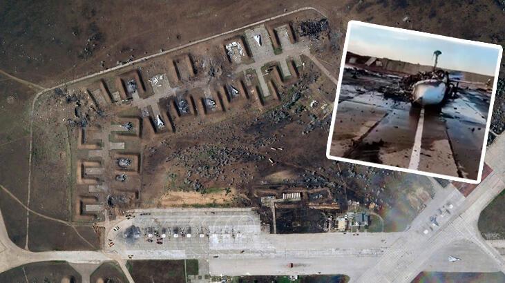 Rus savaş uçakları paramparça! Görüntüler dünyayı sarstı