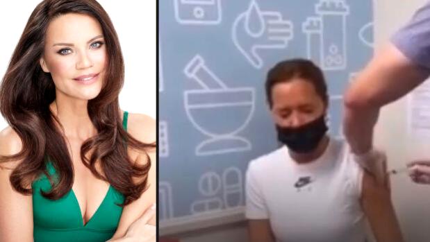 Tepki gösterenlere cevap verdi! Ebru Şallı, Los Angeles'a gidip aşı oldu