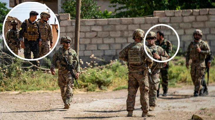 Teröristlerle poz verdiler! ABD askerleri Türkiye sınırının dibinde