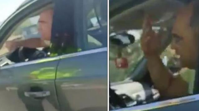 Trafikte kendisini durduran polise 