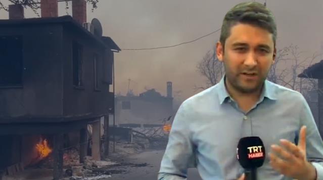 TRT muhabiri gözyaşlarını tutamadı! Manavgat'ta yaşanan yangın felaketinin detayları yürek parçaladı