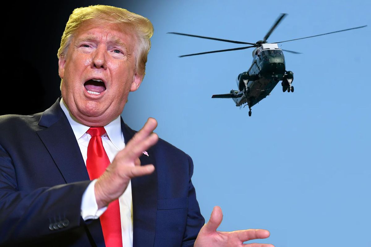 Trump'ı taşıyan helikopterde ölüm tehlikesi! Ramak kala kurtuldu