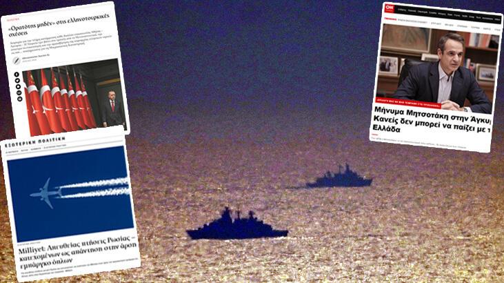 Yunan medyası manşetten verdi: Görüş mesafesi sıfır, savaş ihtimali var!