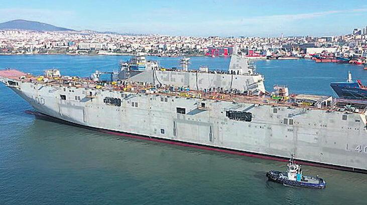‘Yüzen kale’ ilk liman testlerine başladı