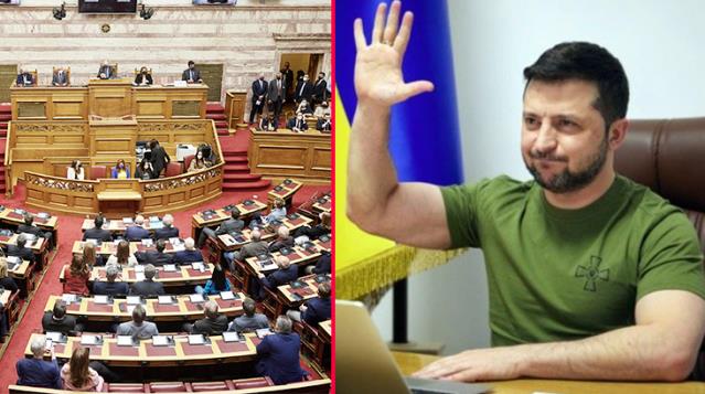 Zelenski Türkleri kılıçtan geçiren örgütü övdü, ayakta alkışlandı